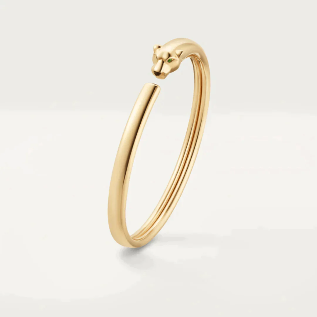 PANTHERE GOLD OPEN BRACELET