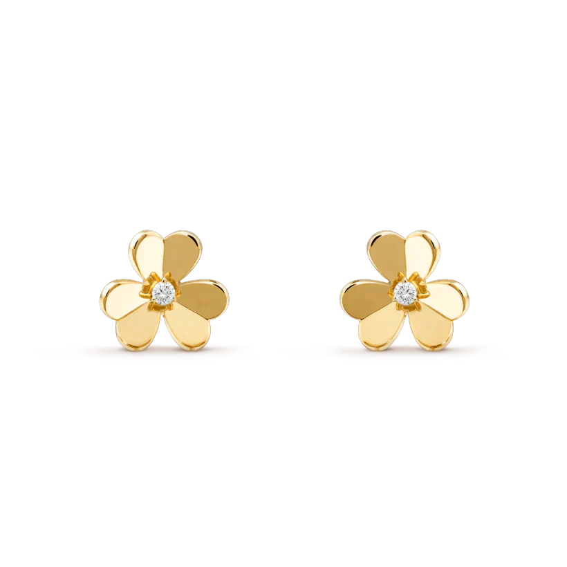 FRIVOLE GOLD FLOWER EARRINGS