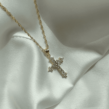Delicate Cross Shape Necklace