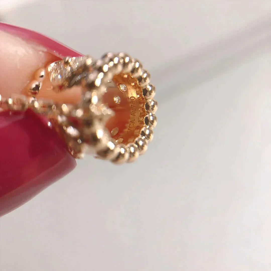 PERLEE PENDANT PINK GOLD NECKLACE