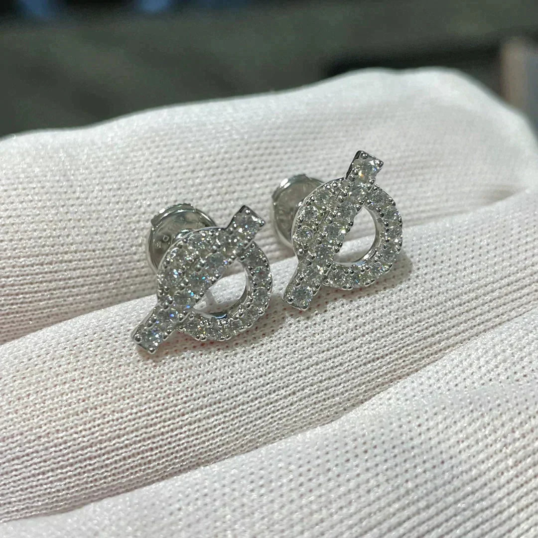 ECHAPPEE MINI DIAMOND STUD EARRINGS