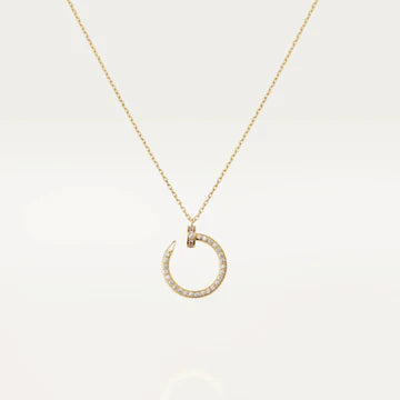 JUSTE NECKLACE GOLD DIAMONDS