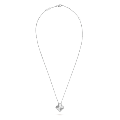 CLOVER NECKLACE SILVER