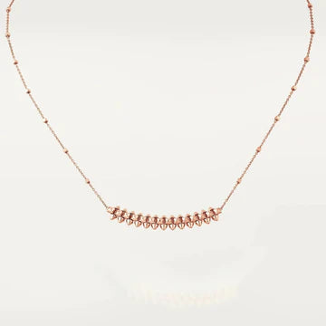 CLASH PINK GOLD NECKLACE