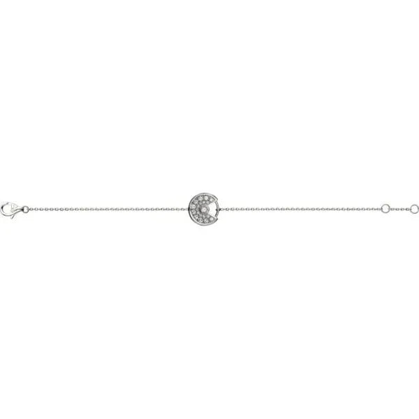 AMULETTE DIAMOND SILVER BRACELET