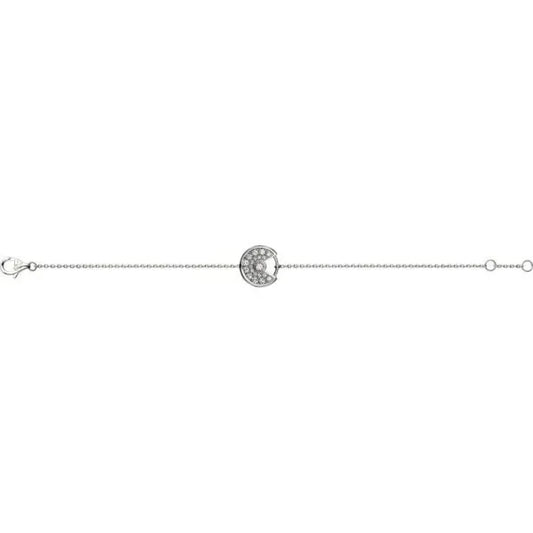 AMULETTE DIAMOND SILVER BRACELET