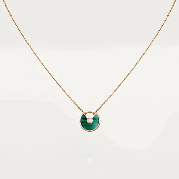 AMULETTE MALACHITE NECKLACE