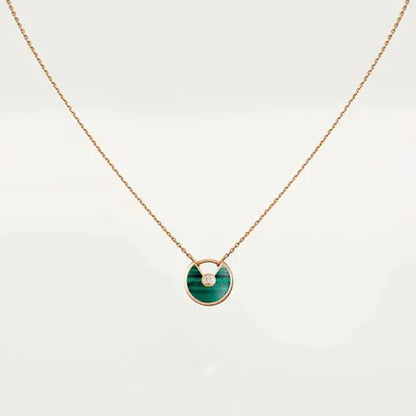 AMULETTE MALACHITE NECKLACE