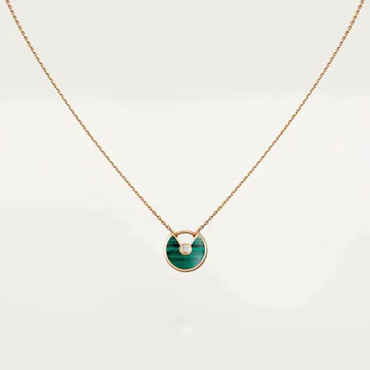 AMULETTE MALACHITE NECKLACE