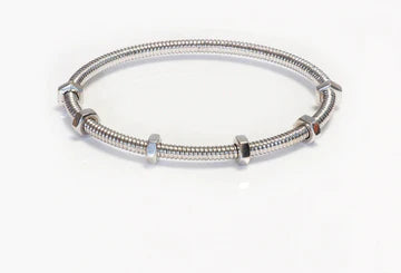 NUTS AND BOLTS SILVER BRACELET