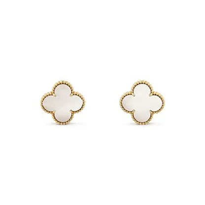 CLOVER MINI GOLD EARRINGS