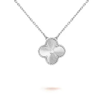 CLOVER NECKLACE SILVER