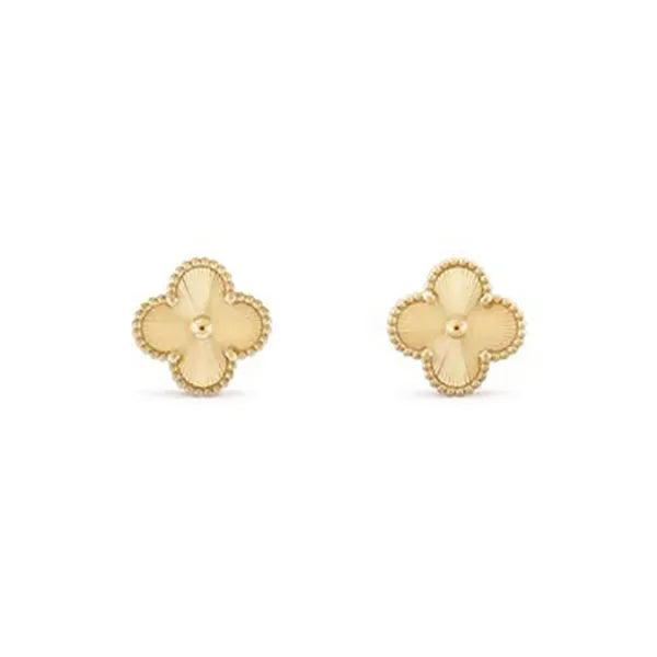 CLOVER STUD DIAMOND EARRINGS