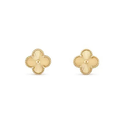 CLOVER STUD DIAMOND EARRINGS