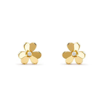 FRIVOLE GOLD FLOWER EARRINGS