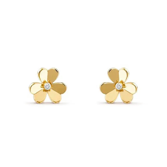 FRIVOLE GOLD FLOWER EARRINGS