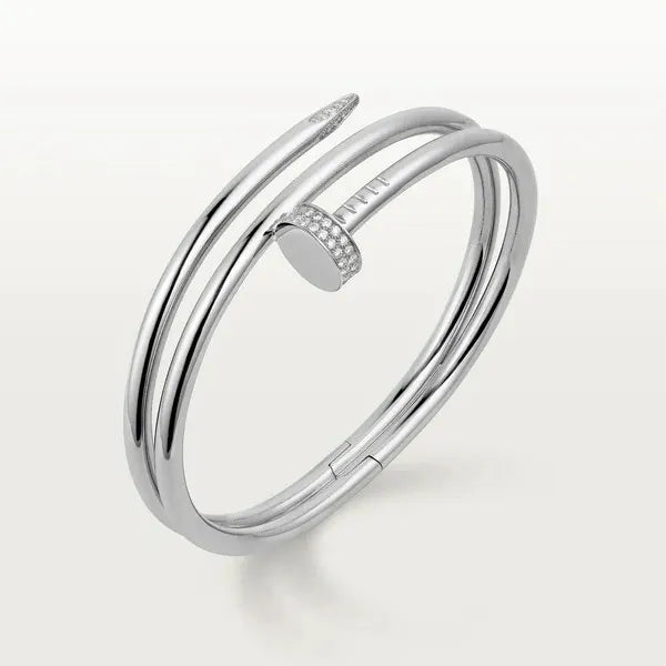 JUSTE BRACELET 3.5MM DOUBLE ROWS DIAMONDS