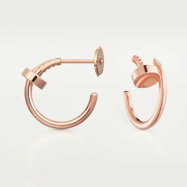 JUSTE EARRINGS PINK GOLD