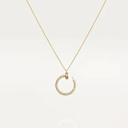JUSTE NECKLACE GOLD DIAMONDS