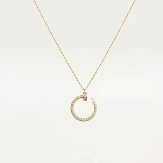 JUSTE NECKLACE GOLD DIAMONDS