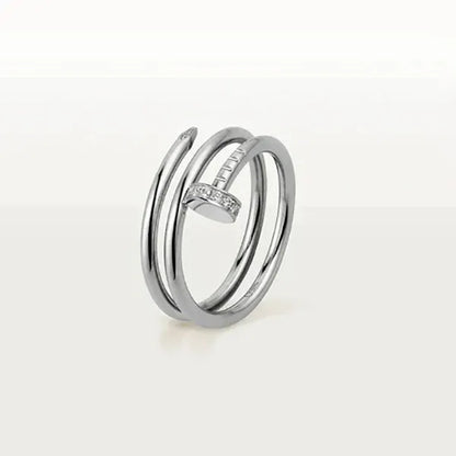 JUSTE RING 1.8MM SILVER DOUBLE ROW