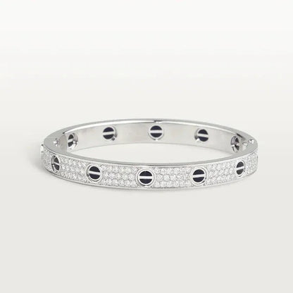 LOVE BRACELET 6.1MM DIAMOND-PAVED CERAMIC