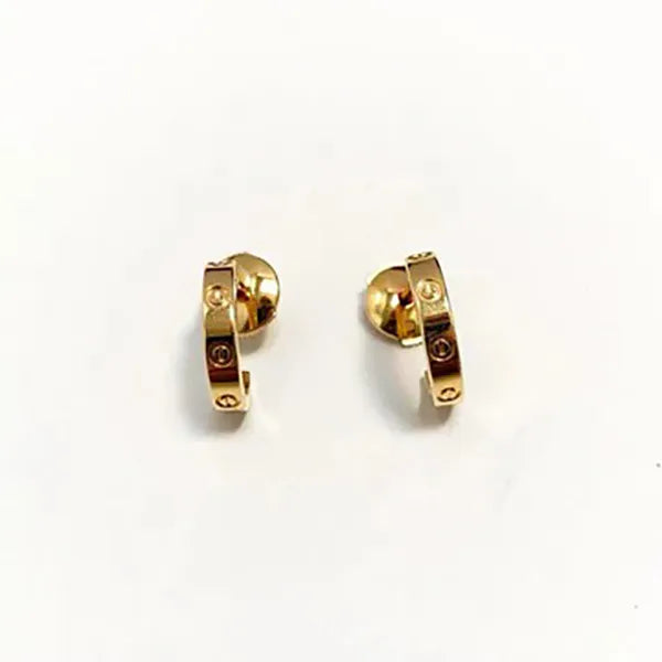 LOVE EARRINGS 2.65MM GOLD
