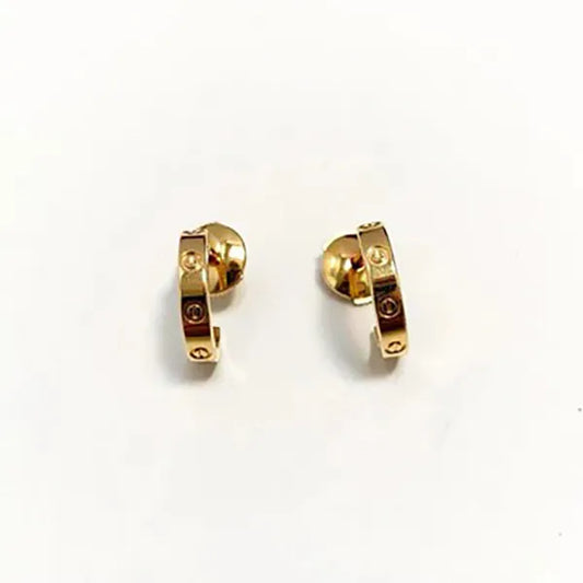 LOVE EARRINGS 2.65MM GOLD