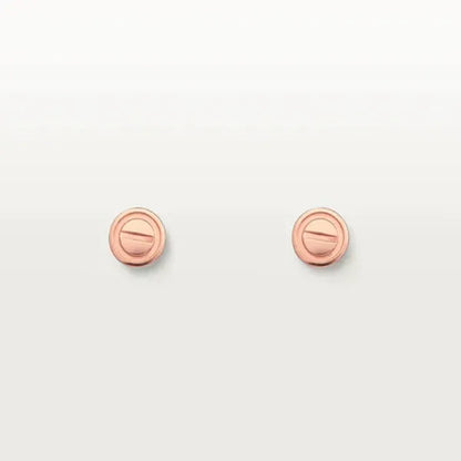 LOVE EARRINGS PINK GOLD 7.2MM