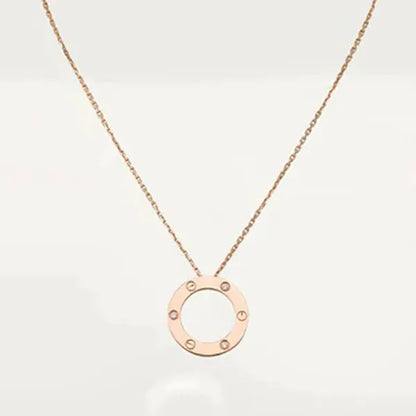 LOVE NECKLACE 16MM 3 DIAMONDS