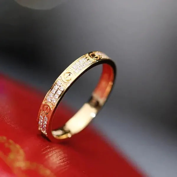 LOVE RING 2.65MM GOLD DIAMOND