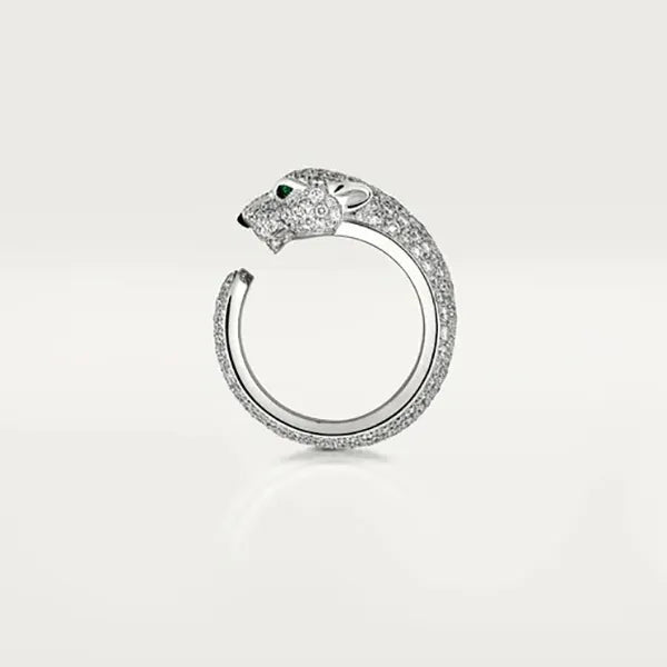 PANTHERE 5.5MM ALL DIAMOND RING