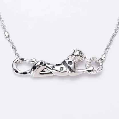 PANTHERE PENDANT SILVER NECKLACE