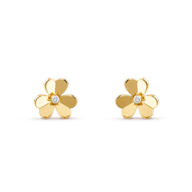 FRIVOLE GOLD FLOWER EARRINGS
