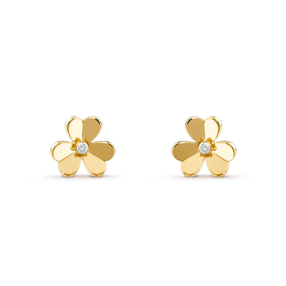 FRIVOLE GOLD FLOWER EARRINGS