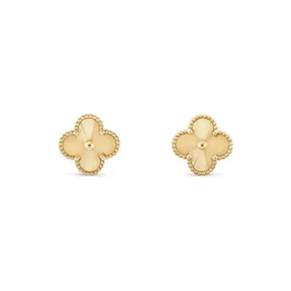 VINTAGE CLOVER EARRINGS GOLD