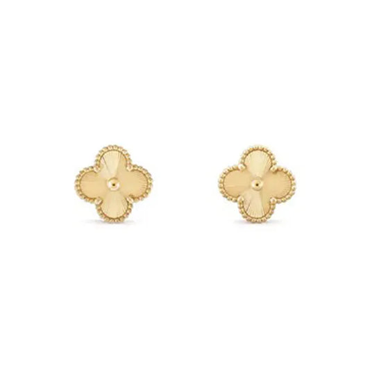 VINTAGE CLOVER EARRINGS GOLD