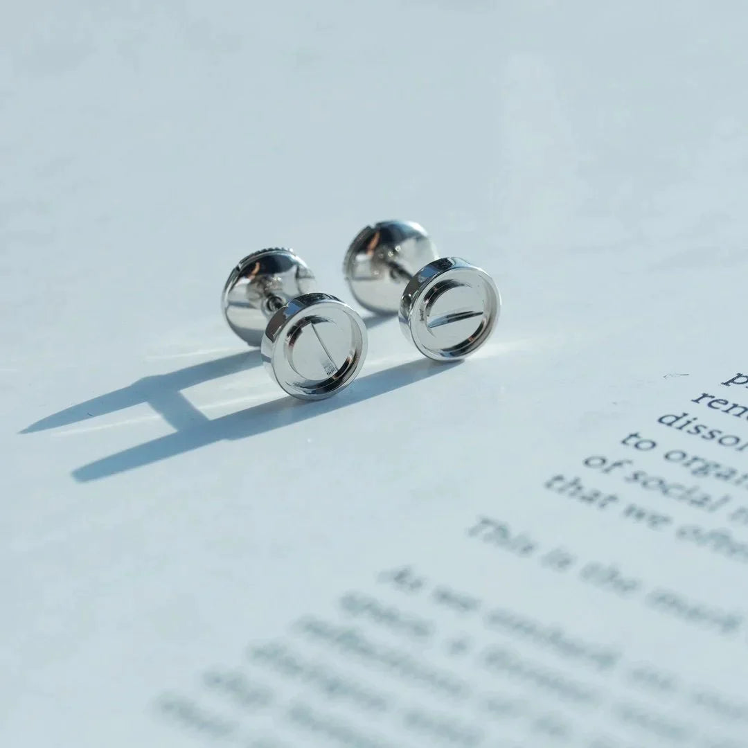 LOVE EARRINGS SILVER 7.2MM