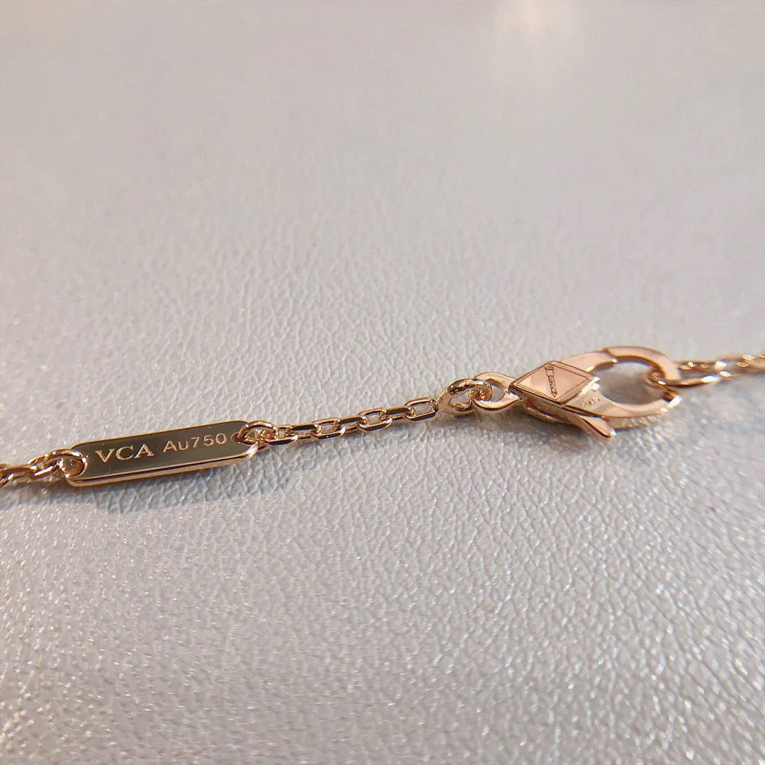 PERLEE PENDANT PINK GOLD NECKLACE