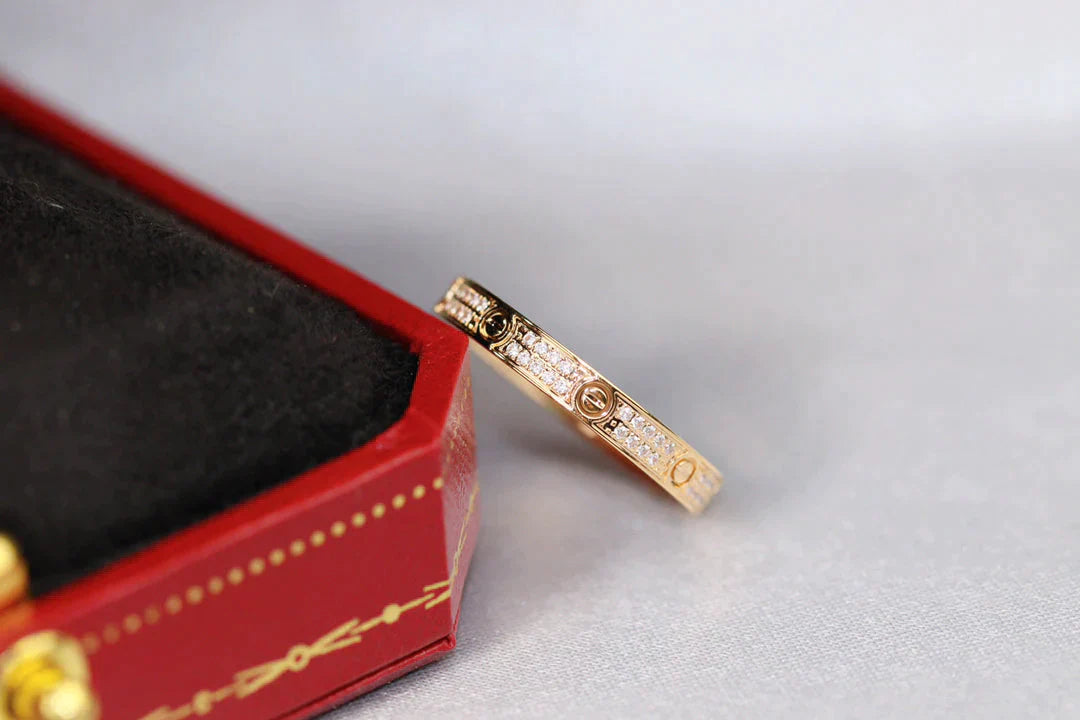 LOVE RING 2.65MM GOLD DIAMOND