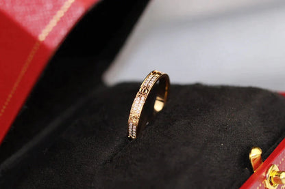 LOVE RING 2.65MM GOLD DIAMOND