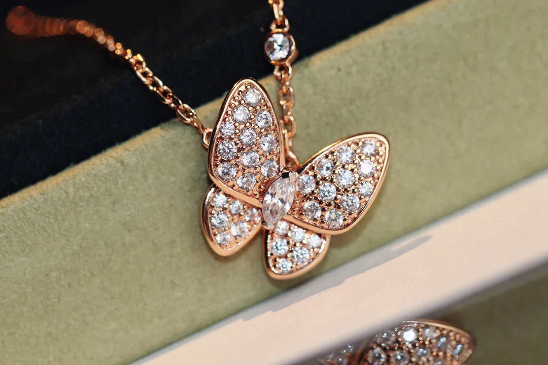 BUTTERFLY DIAMOND NECKLACE