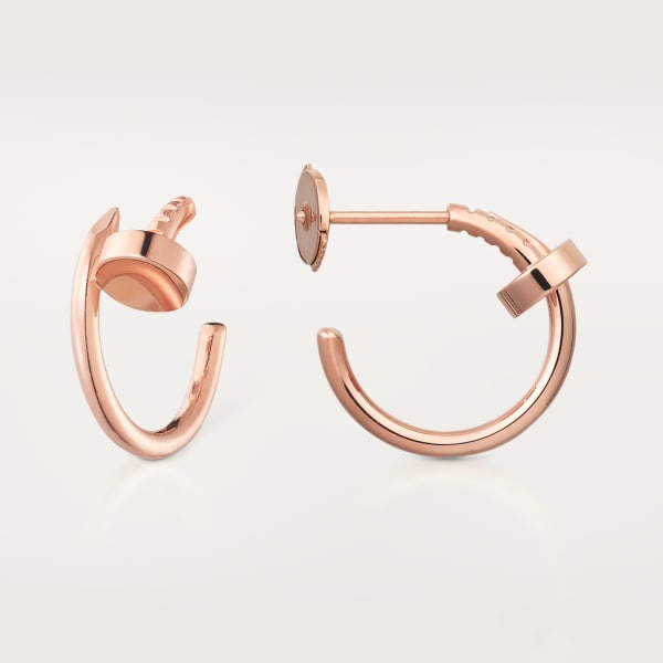 JUSTE EARRINGS PINK GOLD