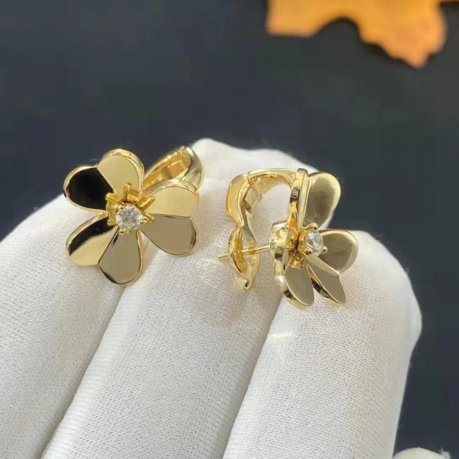 FRIVOLE GOLD FLOWER EARRINGS