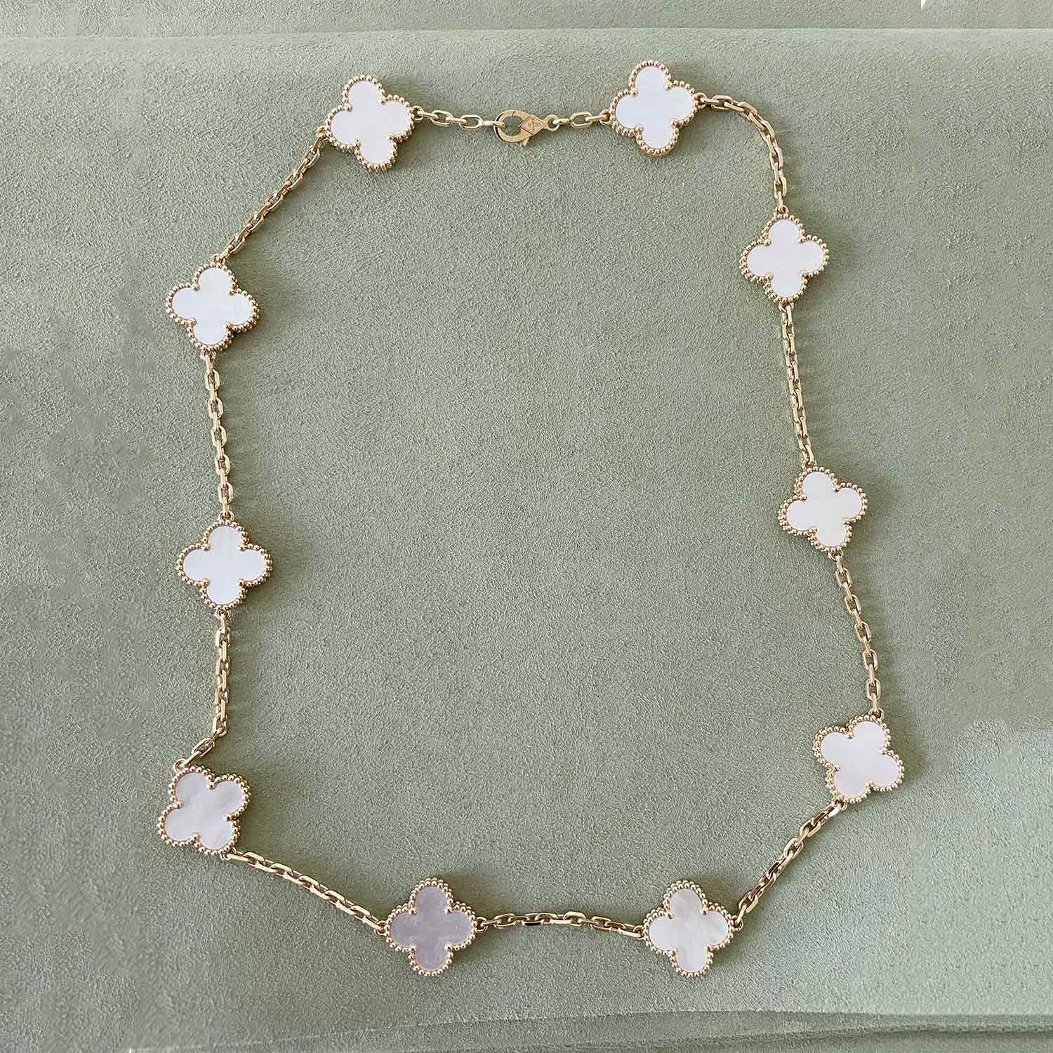 10motifs clover necklace mother of pearl necklace online