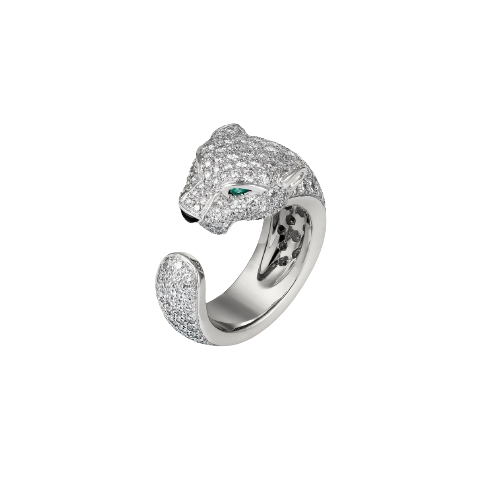 PANTHERE 5.5MM ALL DIAMOND RING