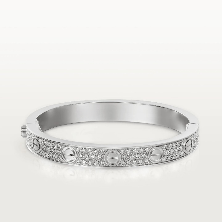 LOVE BRACELET 6.1MM DIAMOND-PAVED