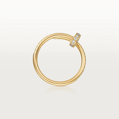 JUSTE RING 1.8MM GOLD DIAMONDS