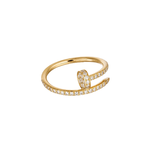 JUSTE RING 1.8MM GOLD DIAMONDS